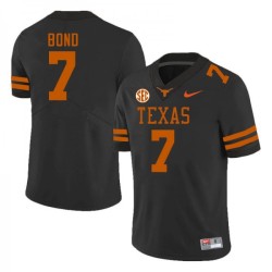 #7 Isaiah Bond Texas Longhorns Men SEC Conference High School Jersey Black