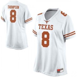 #8 Casey Thompson Longhorns Women Game Alumni Jersey White