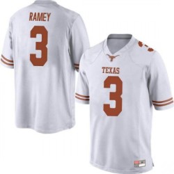 #3 Courtney Ramey University of Texas Men Game Alumni Jersey White