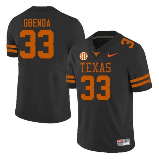 #33 David Gbenda UT Men SEC Conference 2024 Jersey Black #33 David Gbenda UT Men SEC Conference 2024 Jersey Black