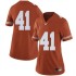 #41 Hank Coutoumanos Texas Longhorns Women Limited Official Jerseys Orange