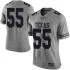 #55 D'Andre Christmas-Giles Longhorns Men Limited Football Jerseys Gray