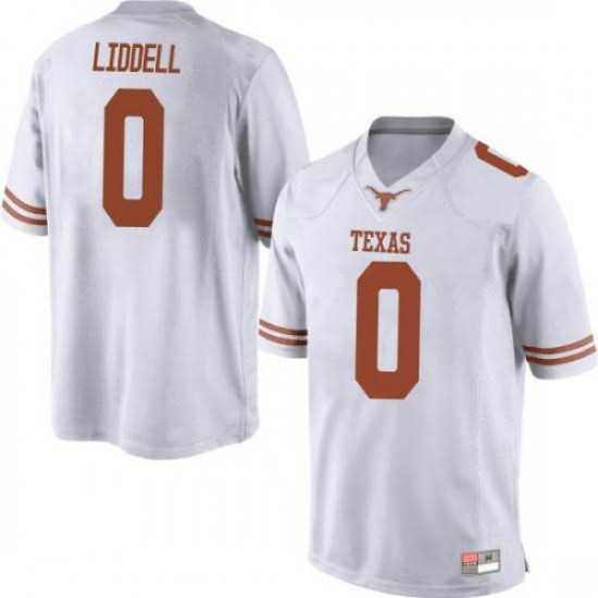 #0 Gerald Liddell UT Men Replica Player Jersey White #0 Gerald Liddell UT Men Replica Player Jersey White