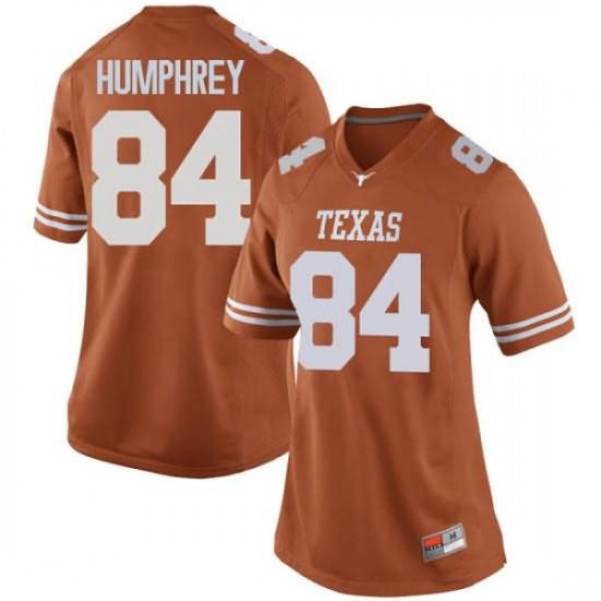 #84 Lil'Jordan Humphrey University of Texas Women Replica Stitched Jersey Orange #84 Lil'Jordan Humphrey University of Texas Women Replica Stitched Jersey Orange