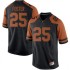 #25 B.J. Foster Longhorns Men Replica High School Jerseys Black