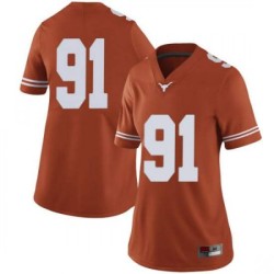 #91 Jamari Chisholm Texas Longhorns Women Limited High School Jerseys Orange