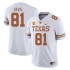 #81 Juan Davis Texas Longhorns Men SEC Conference 2024 Jersey White
