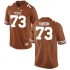#73 Patrick Hudson UT Youth Game Stitch Jerseys Tex Orange