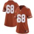#68 Derek Kerstetter University of Texas Women Limited Embroidery Jerseys Orange