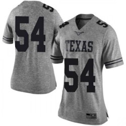 #54 Justin Mader UT Women Limited College Jersey Gray